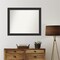 Corvino Black Non-Beveled Custom Framed Bathroom Vanity Wall Mirror